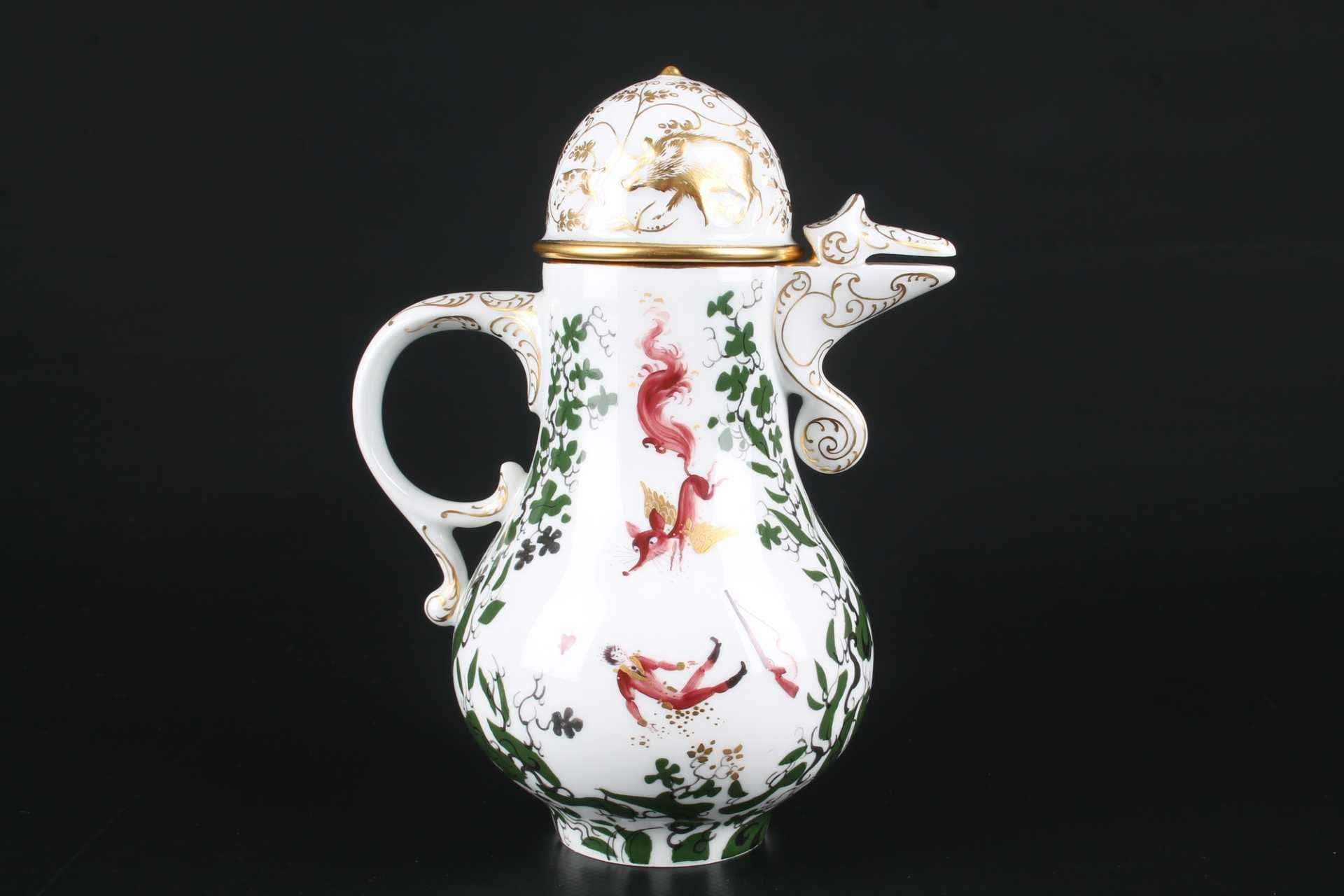 Meissen Kaffeeservice Jägerlatein, coffee set,Meissen Kaffeeservice Jägerlatein, - Image 3 of 10