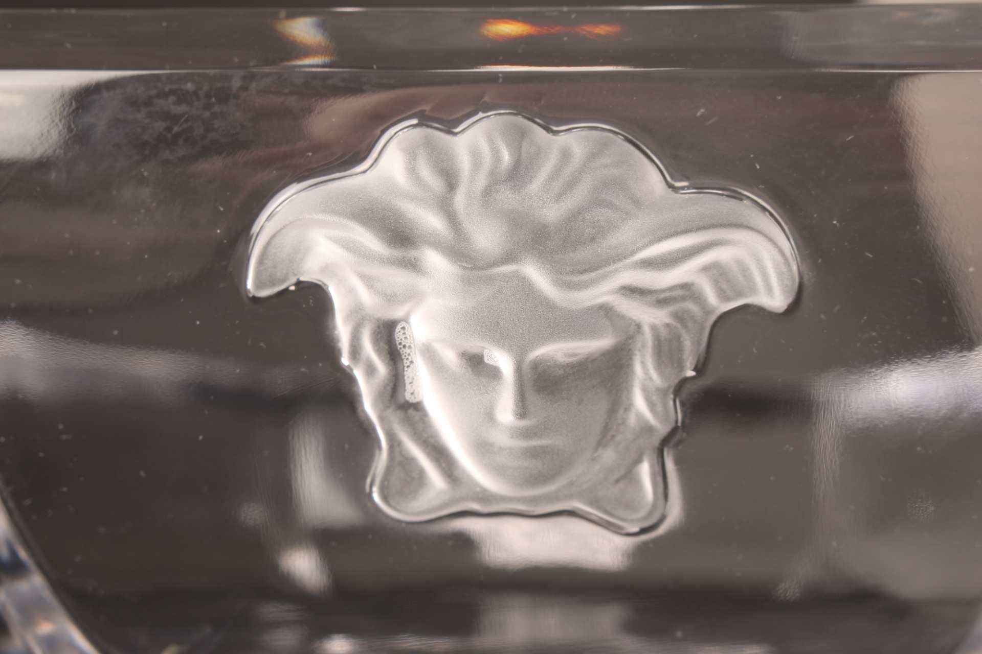 Rosenthal Versace Medusa große Schale, crystal bowl, - Image 5 of 7