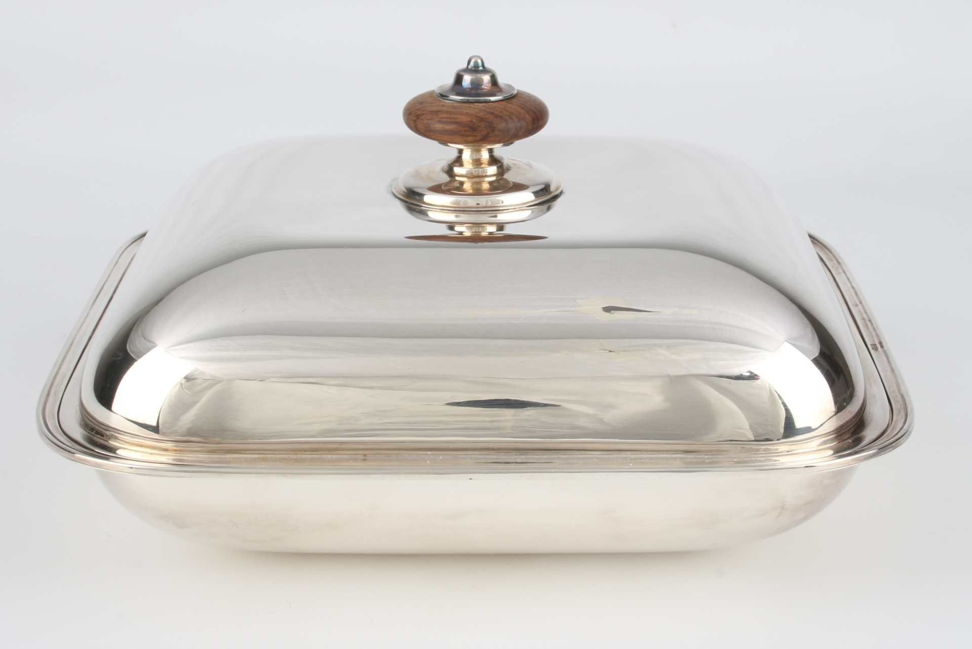 Große 925 Silber Deckeschale, Orfevrerie Wiskemann, sterling bowl and cover, - Bild 2 aus 5