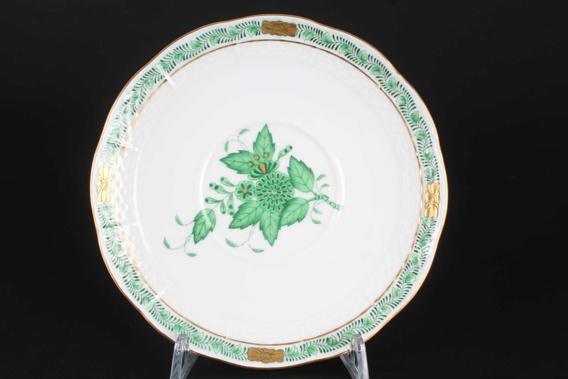 Herend AV Apponyi Vert - 6 Suppengedecke, 6 soup cups, - Image 4 of 5