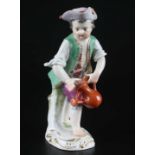 Meissen Gärtnerkind mit Gießkanne, gardeners child with watering can,