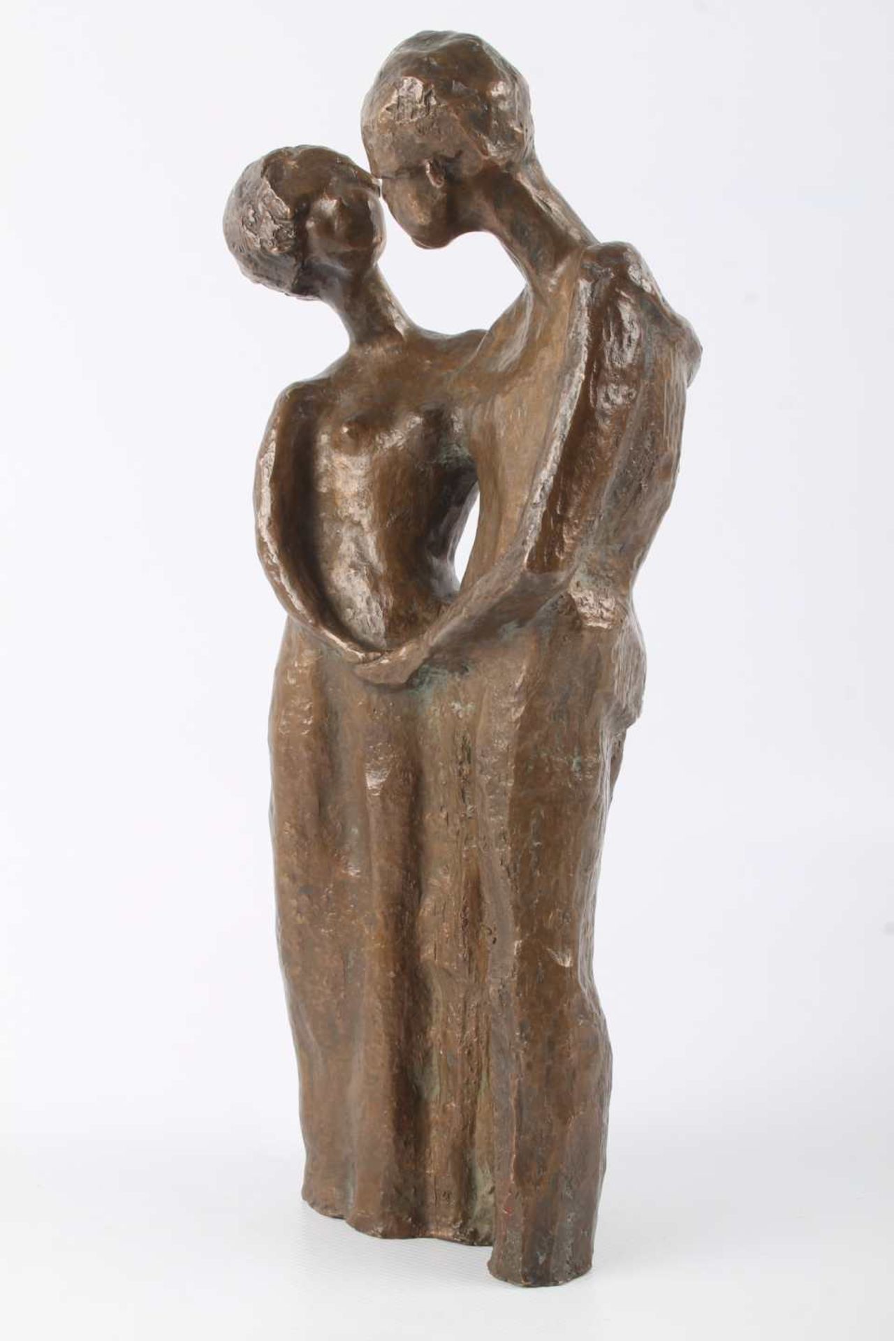 Eva de Maiziere (1915-2003) - 2 Bronzefiguren, Der Leser und Liebespaar, 2 bronze sculptures, - Image 4 of 9