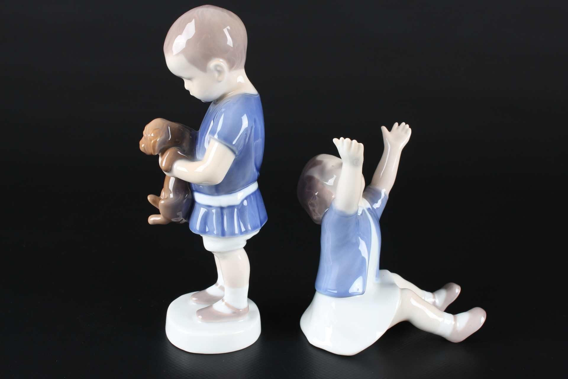 Bing & Gröndahl 4 Porzellanfiguren, figures of children, - Bild 5 aus 10