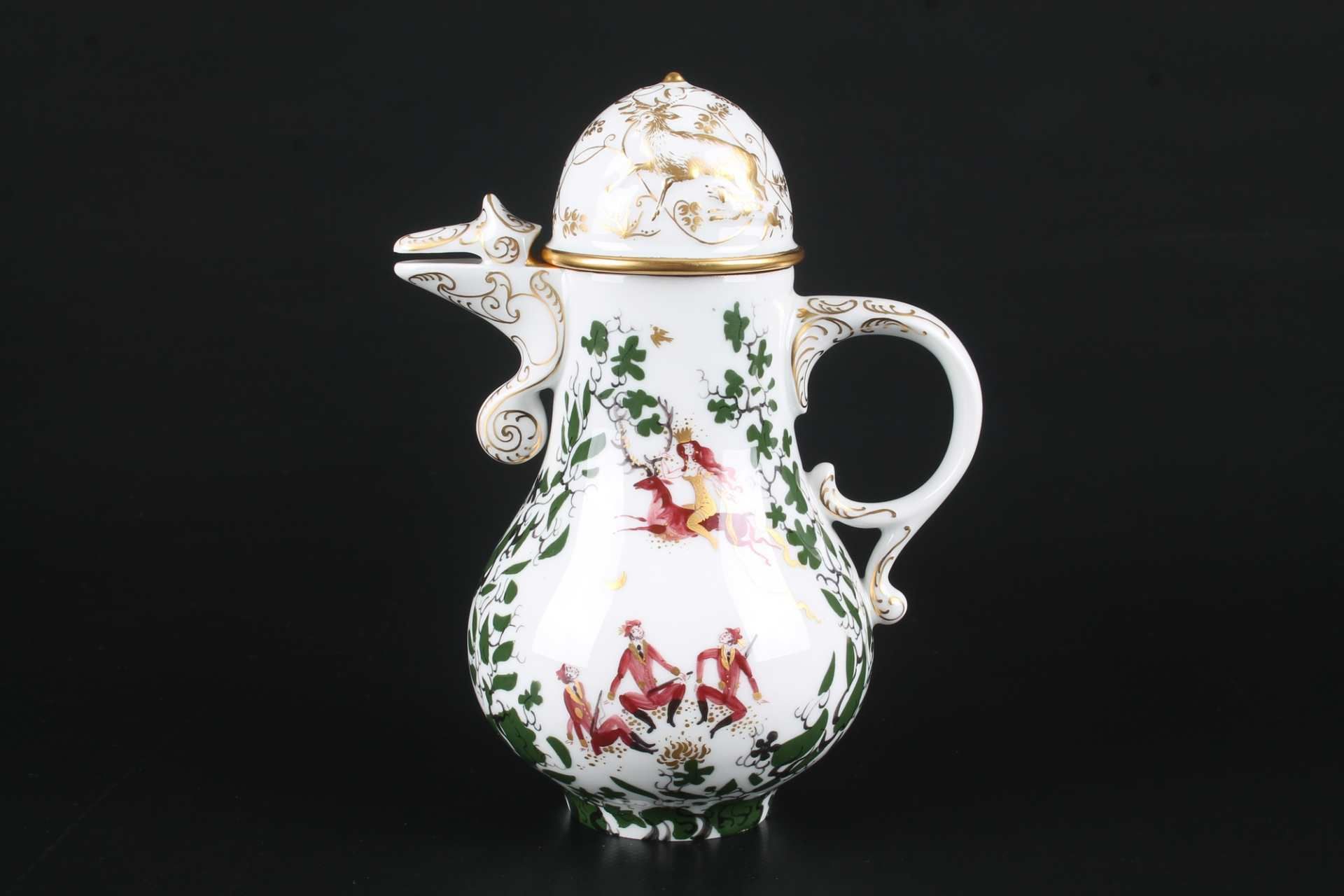 Meissen Kaffeeservice Jägerlatein, coffee set,Meissen Kaffeeservice Jägerlatein, - Image 2 of 10