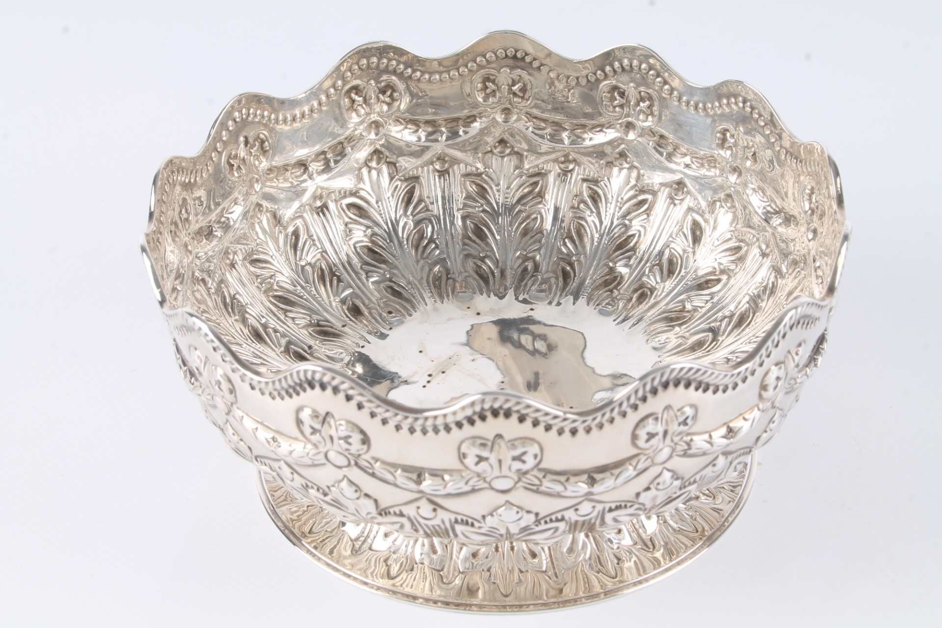 England 925 Silber Schale von 1893, sterling silver bowl art nouveau, - Image 2 of 4