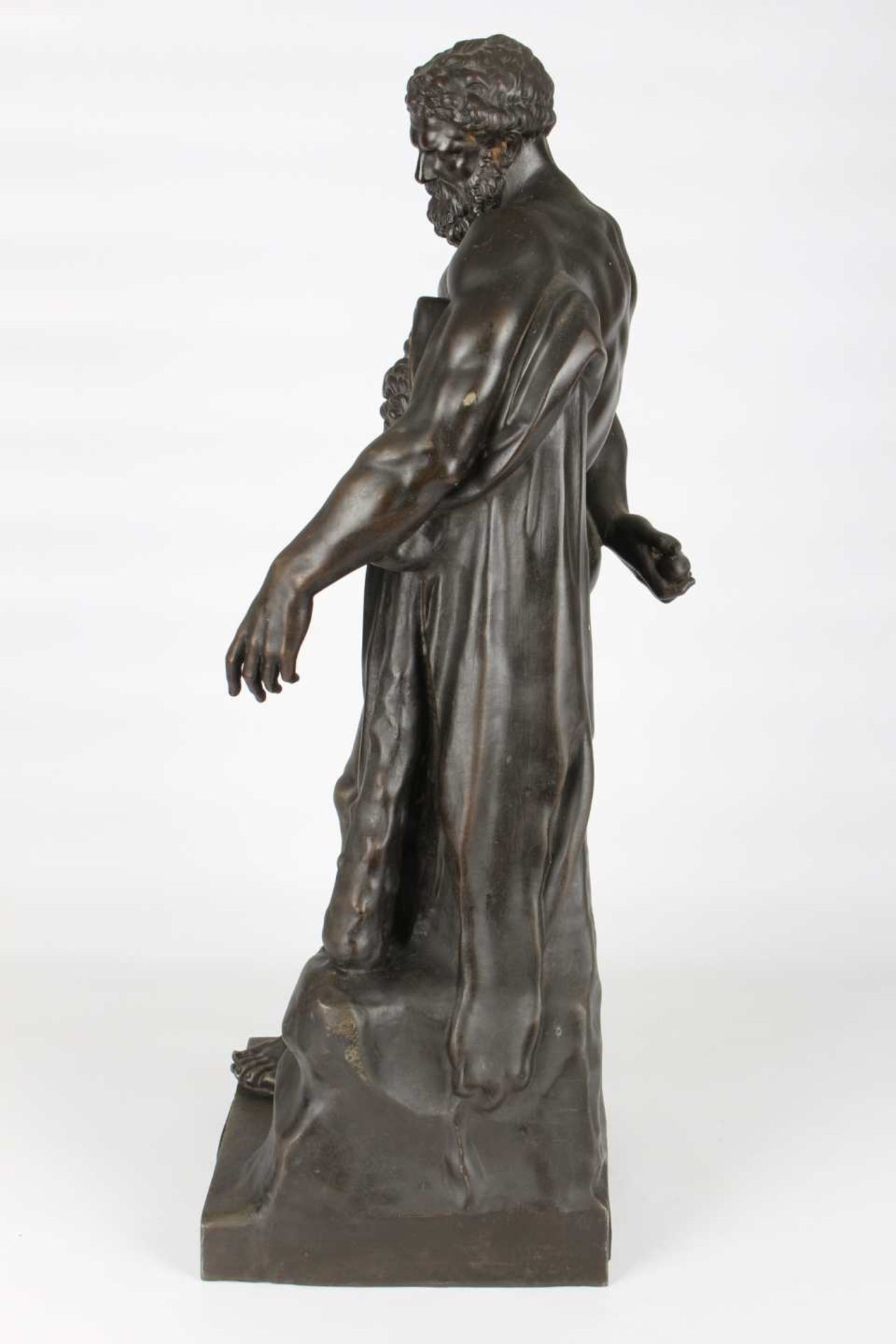 Große Herkules Skulptur, Hercules sculpture, - Image 6 of 10