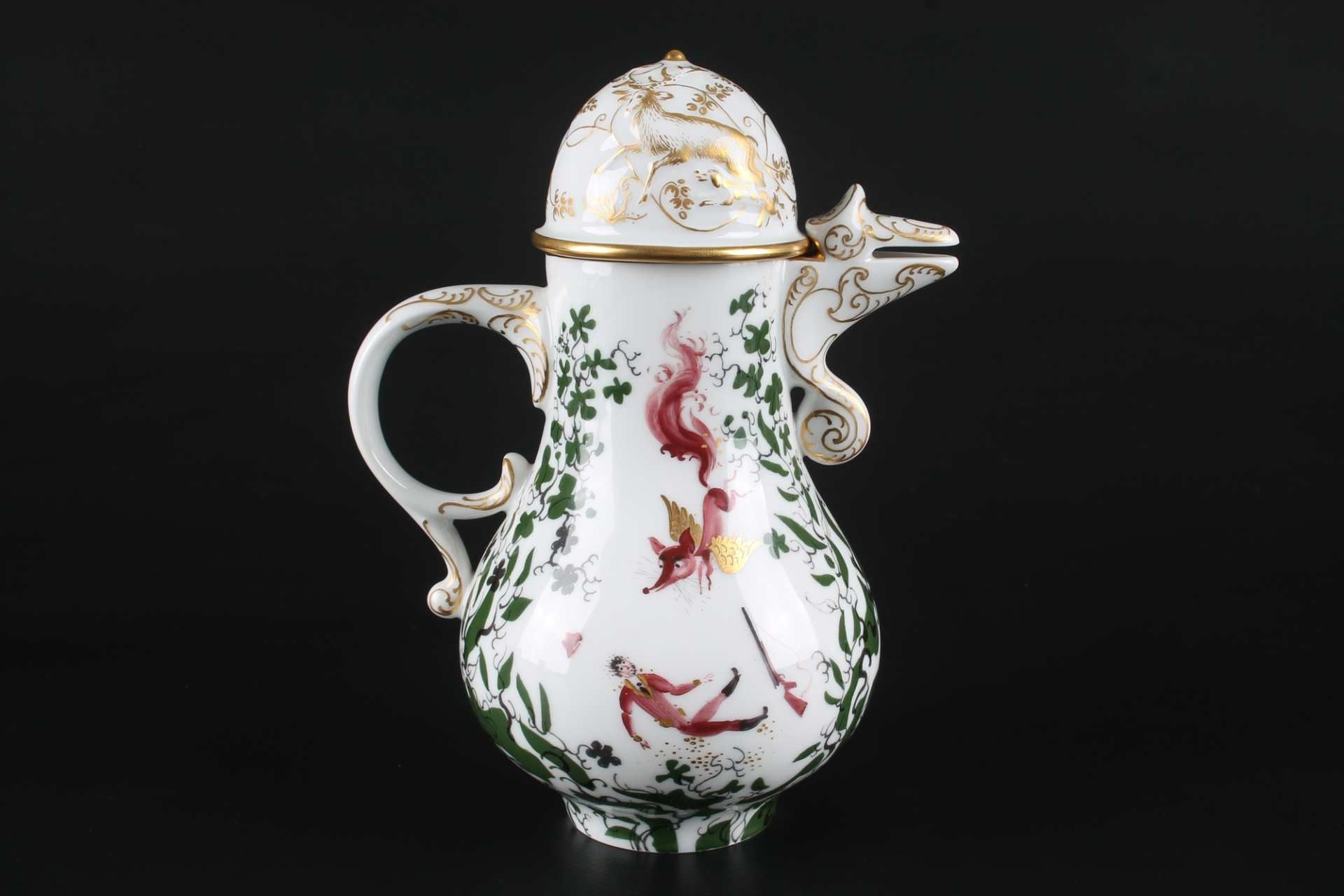 Meissen Kaffeeservice Jägerlatein, coffee set, - Image 2 of 11