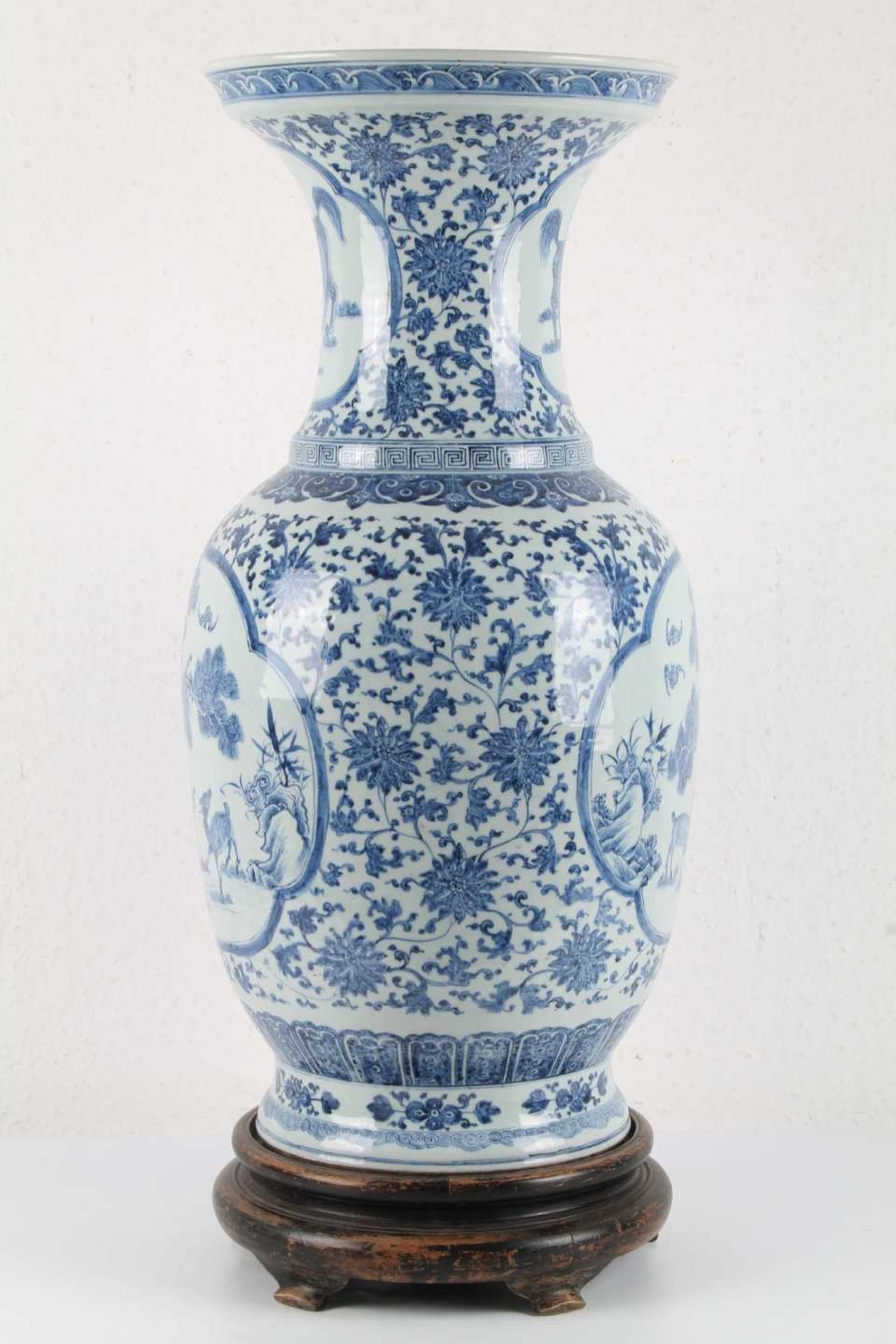 Große Bodenvase, China 20. Jahrhundert, huge chinese vase, - Bild 2 aus 6