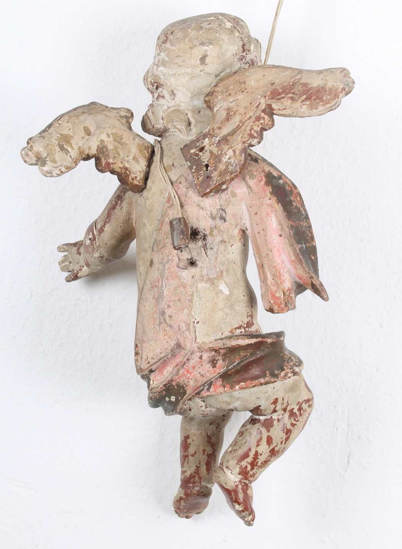 Großer Barock Putto Engel 18. Jahrhundert, baroque cherub 18th century, - Image 7 of 7