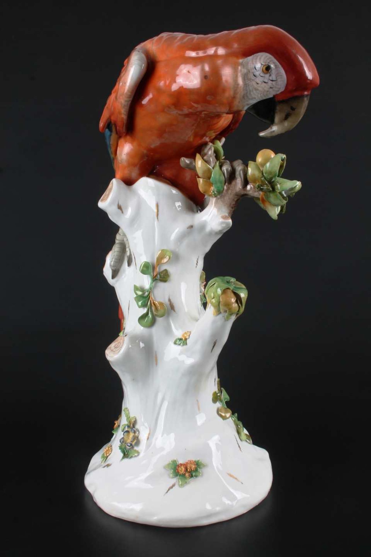 Aelteste Volkstedt Rudolstadt riesiger Papagei, porcelain parrot, - Image 5 of 8