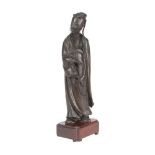 Bronze Figur Chinese um 1900, chinese figure around 1900,