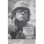 Christo (1935-2020) Ausstellungsplakat Christo in Goslar, exhibition poster, signiert,