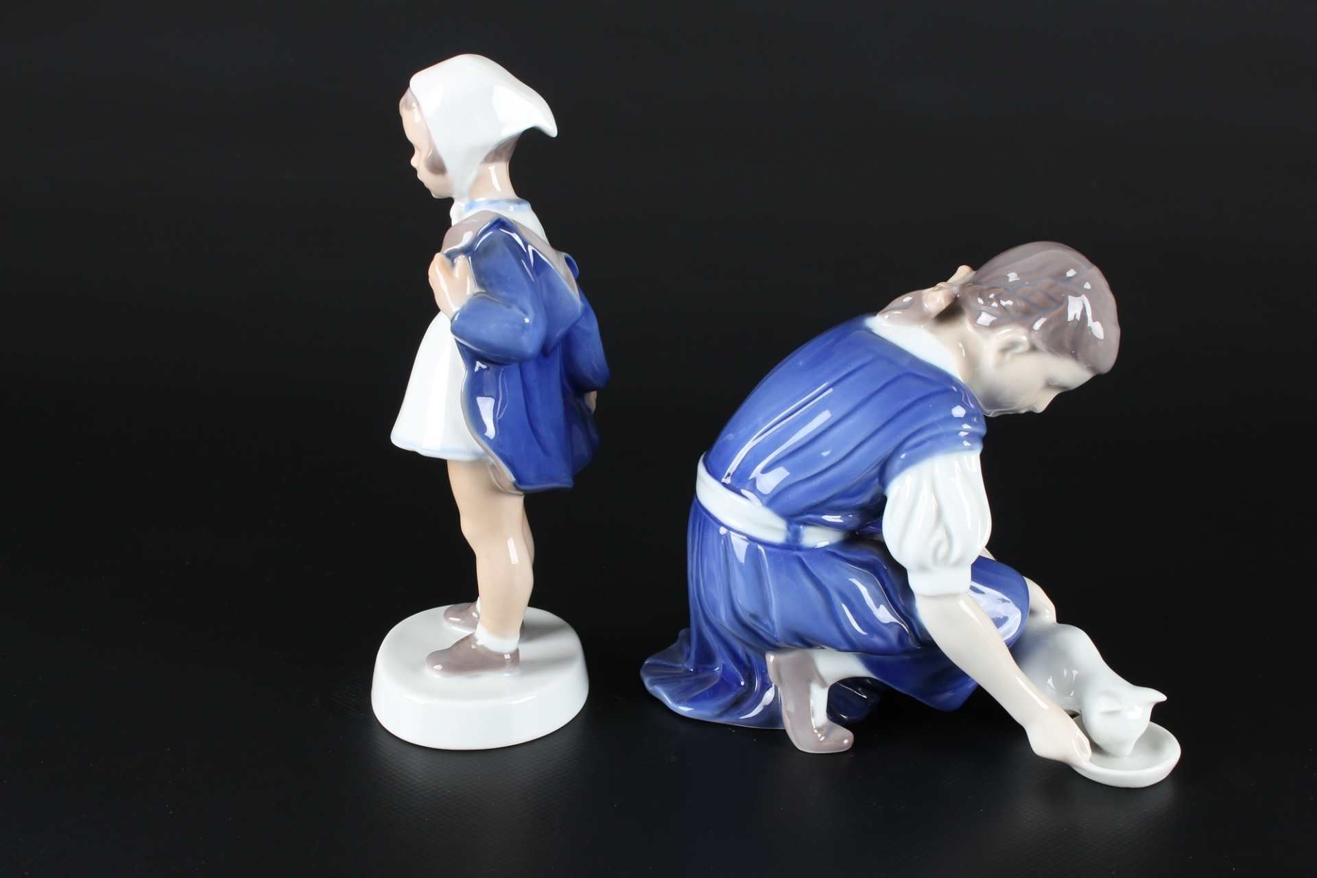 Bing & Gröndahl 4 Porzellanfiguren, figures of children, - Bild 7 aus 10