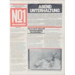 Joseph Beuys (1921-1986) Zeitung Titelblatt Documente No.1, signiert, news paper,