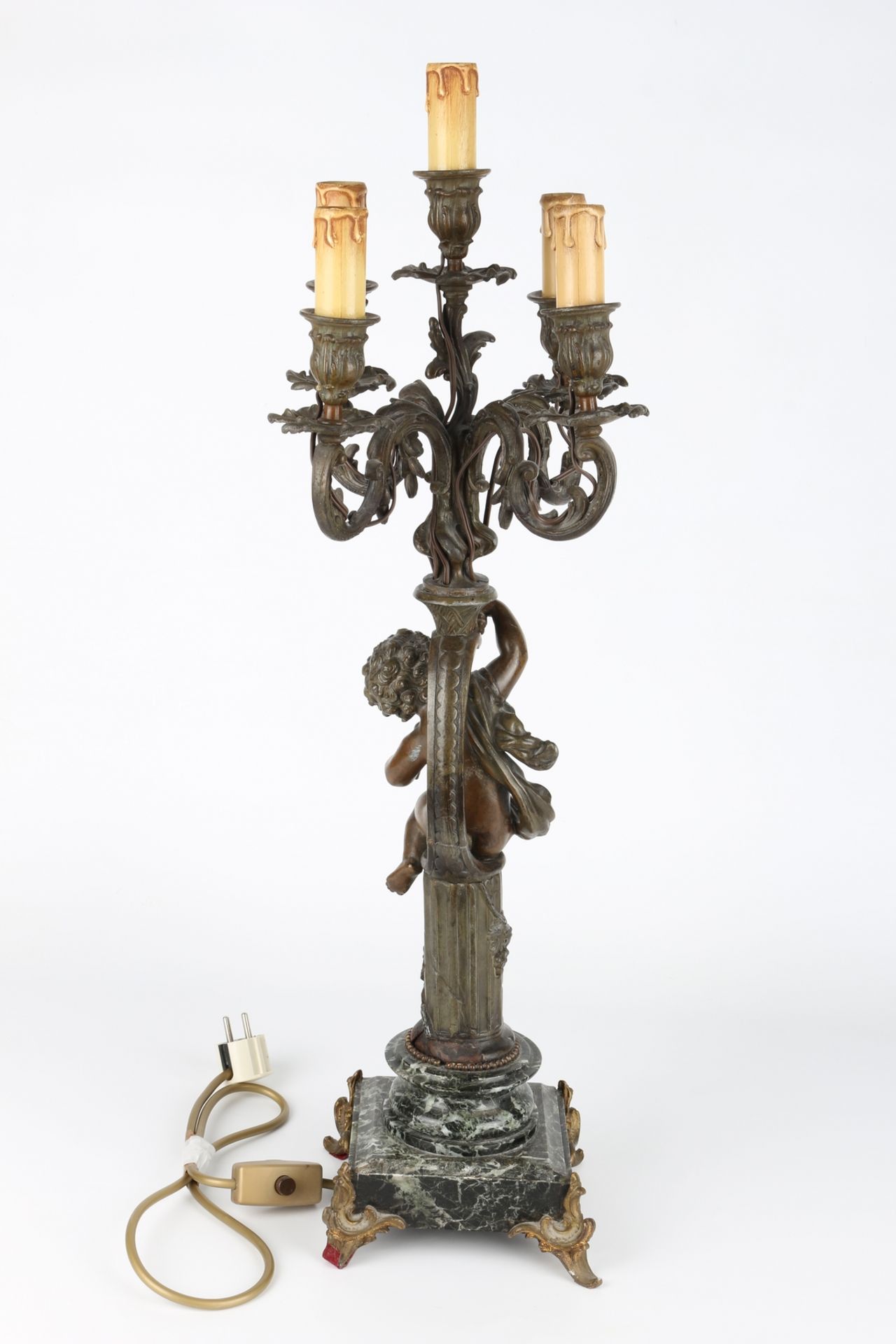 Figurenleuchter, Frankreich um 1900, figure chandelier, france ca. 1900, - Image 4 of 6