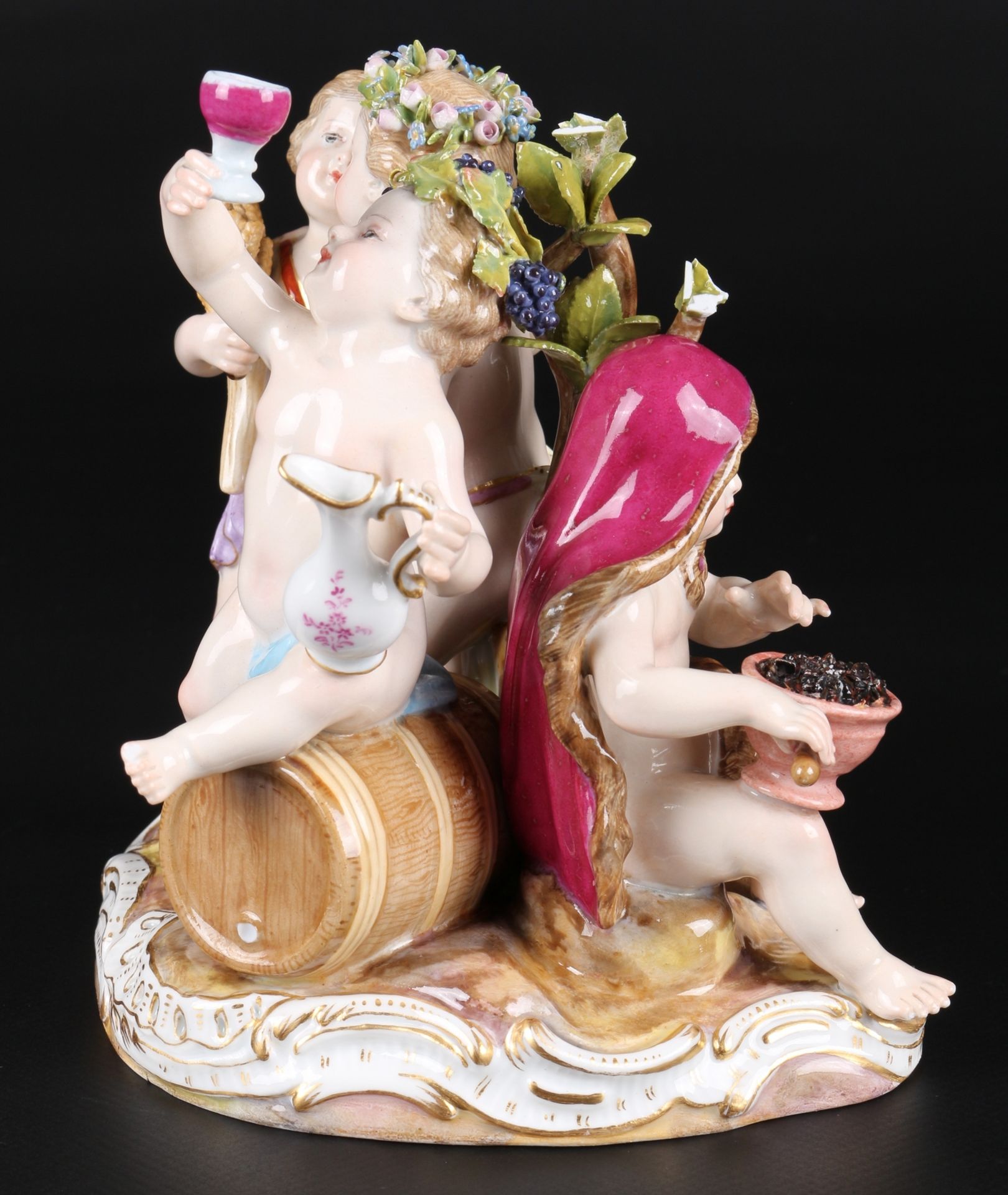 Meissen Figurengruppe Die 4 Jahreszeiten, the four seasons, - Image 2 of 6