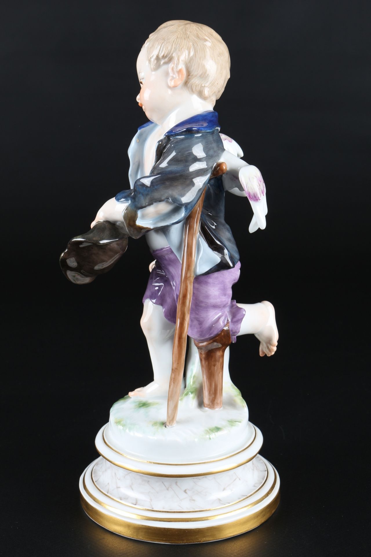 Meissen Pfeifferzeit Amor als Bettler, cupid as beggar, - Image 2 of 5