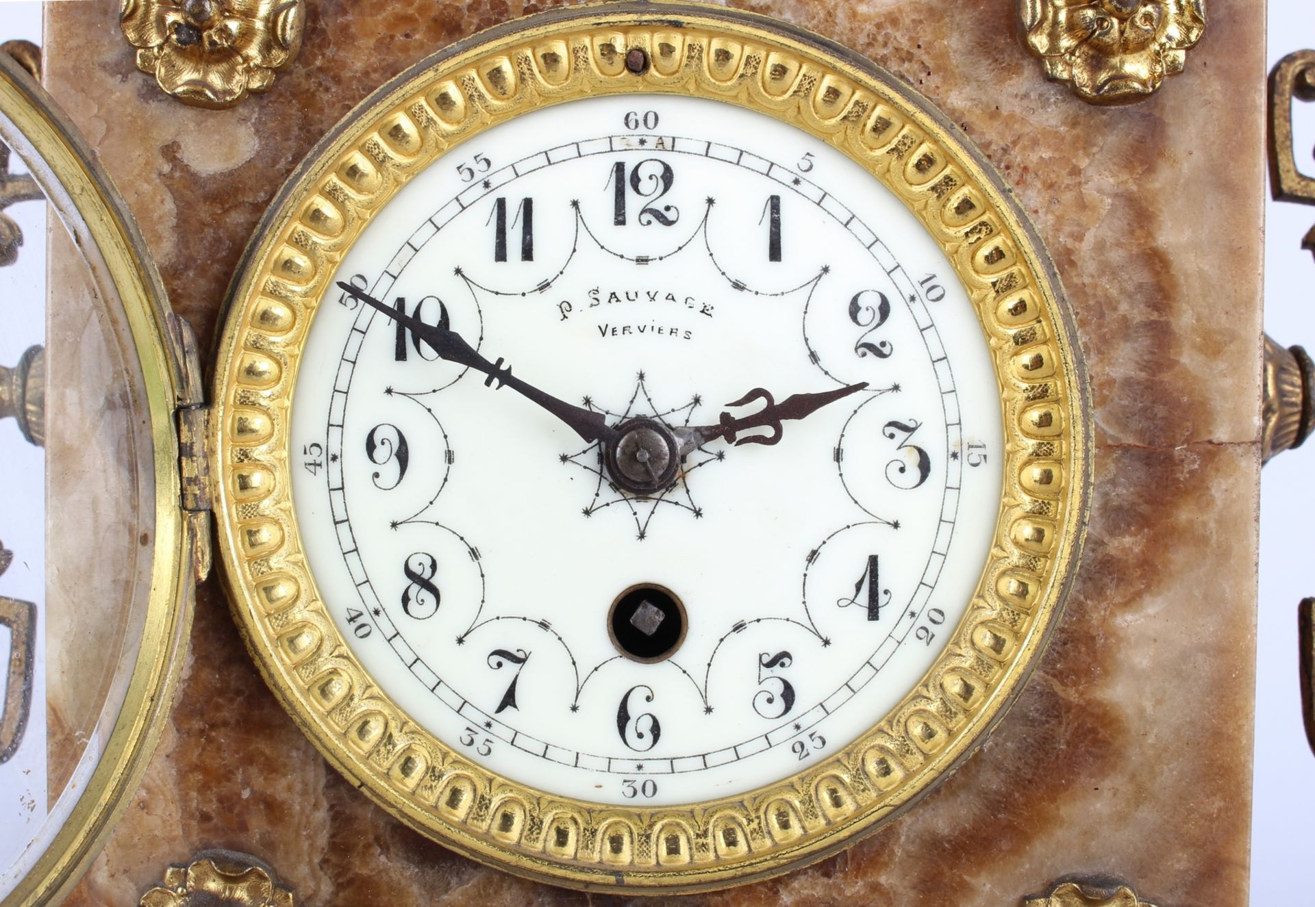Kaminuhr, Frankreich um 1900, french mantel clock, - Image 3 of 5