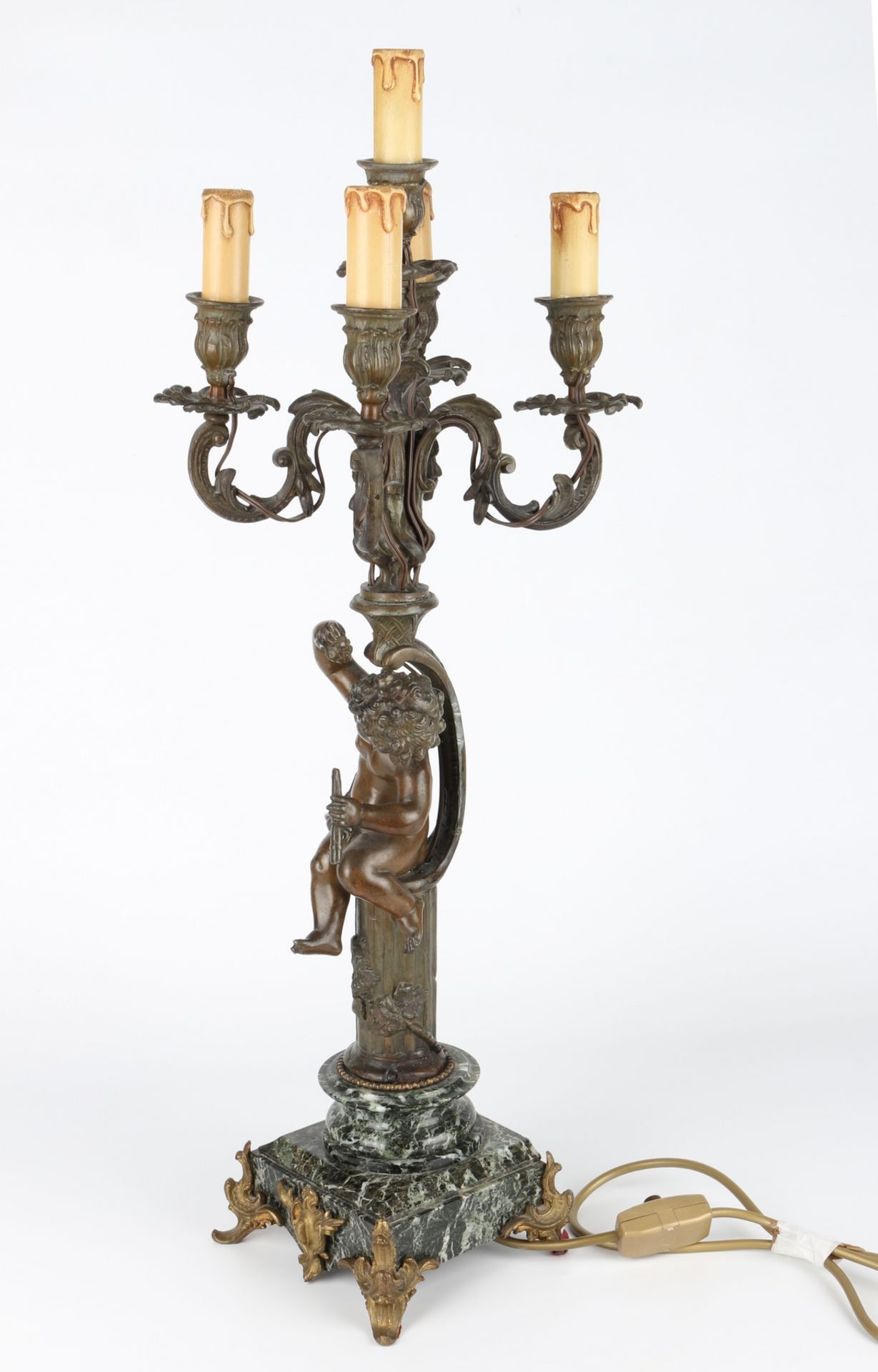 Figurenleuchter, Frankreich um 1900, figure chandelier, france ca. 1900, - Image 2 of 6