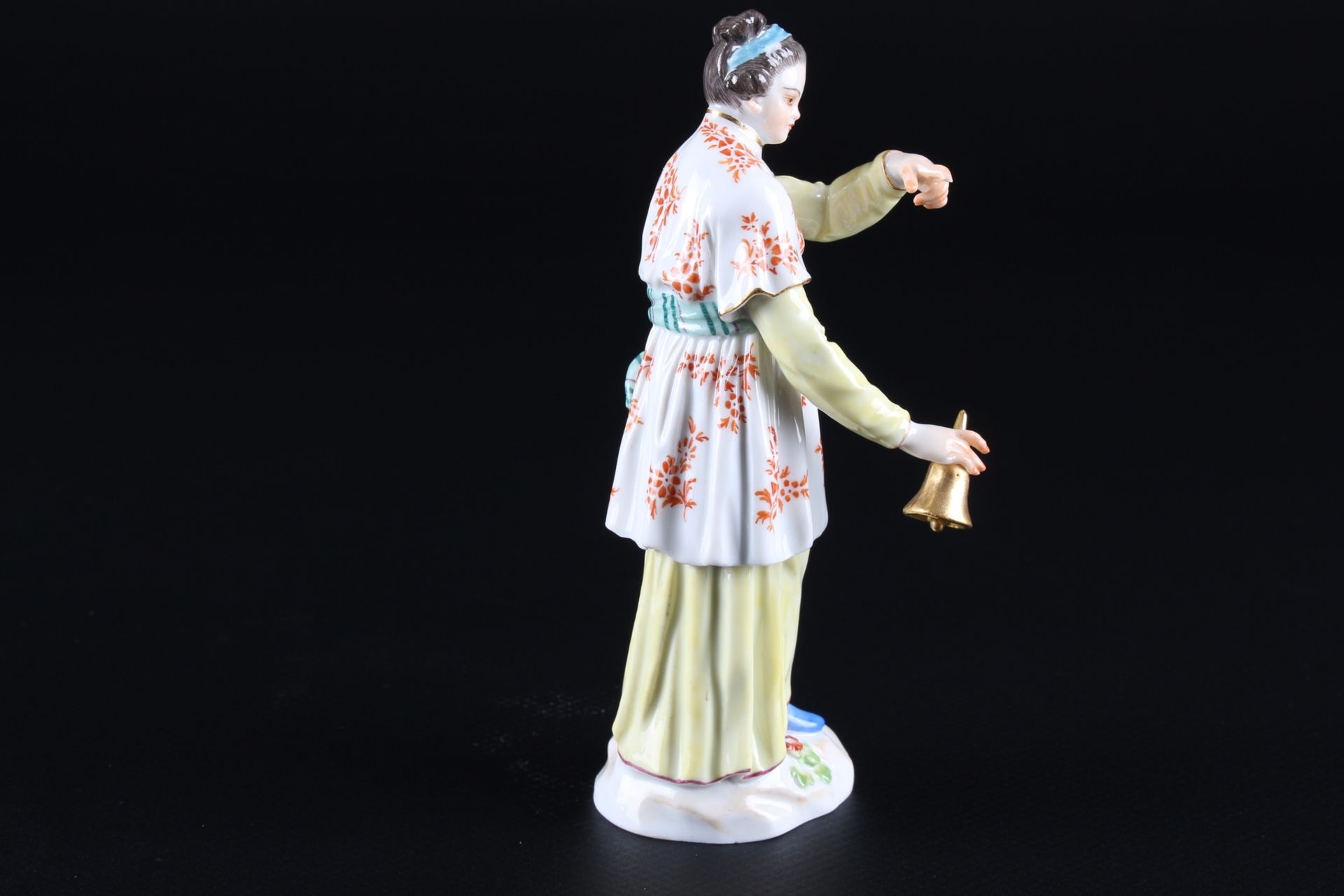Meissen Fremde Völker Japanerin mit Klingel, japanese with bell, - Image 5 of 9