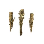 Bronze 3 Zierobjekte, bronze decorative pieces,