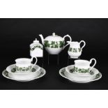 Meissen Weinlaub Tee- / Kaffeeservice, tea coffee service,