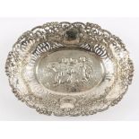 800 Silber Schale mit Putten, silver bowl,