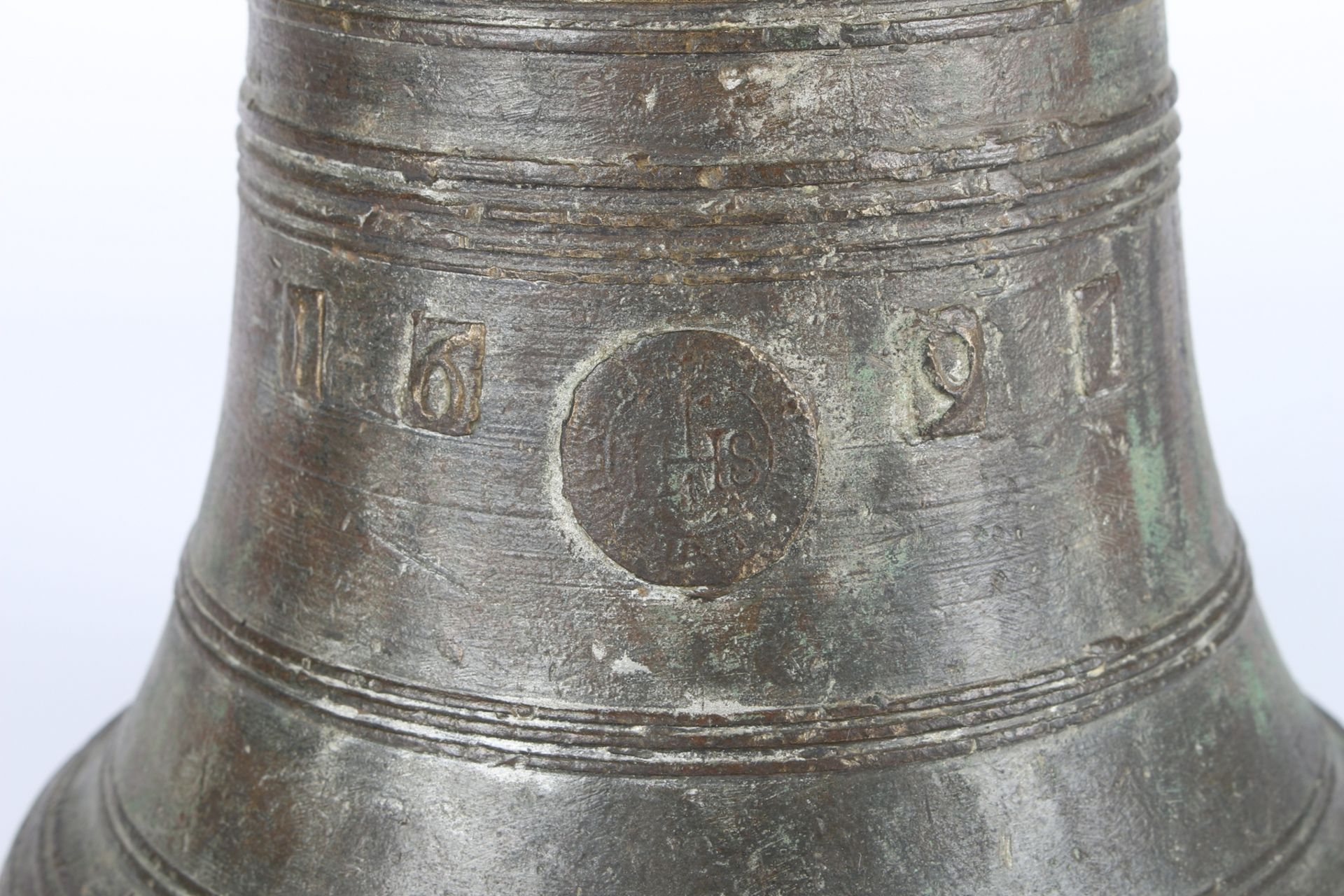 Historische Bronze Glocke, historic bronze bell, - Image 3 of 6