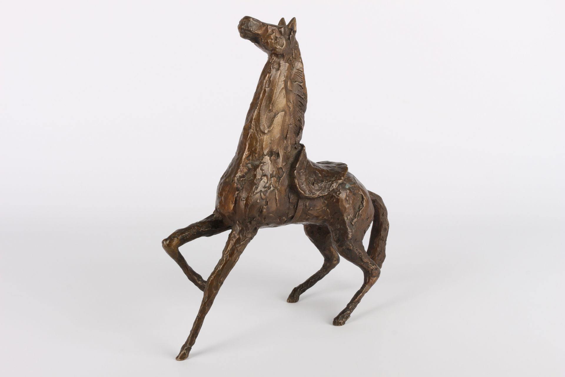 Bronze, trabendes Pferd, trotting horse bronce, - Image 2 of 6