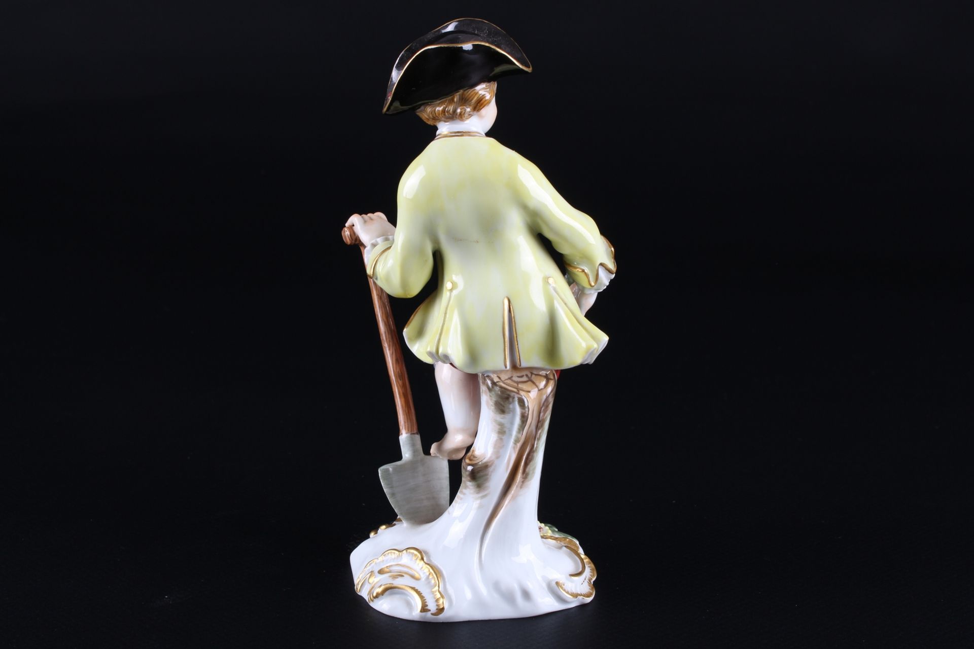 Meissen Gärtnerkind mit Spaten, gardeners child with spade, - Image 4 of 6