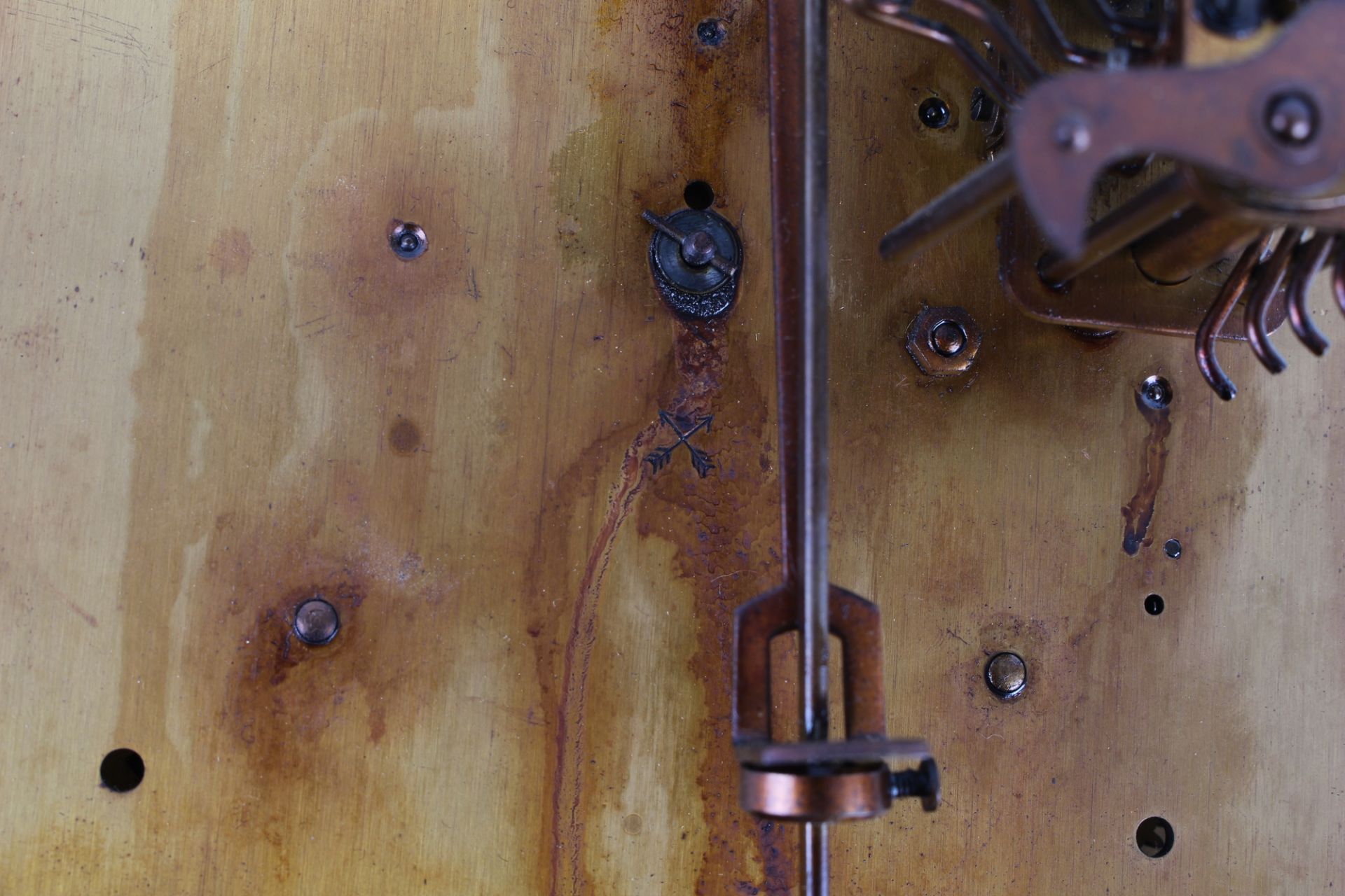 Standuhr um 1920, german grandfather clock about 1920 - Image 7 of 7