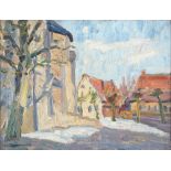 Hans Zimmermann (1881-1961) Stadtansicht, city view,