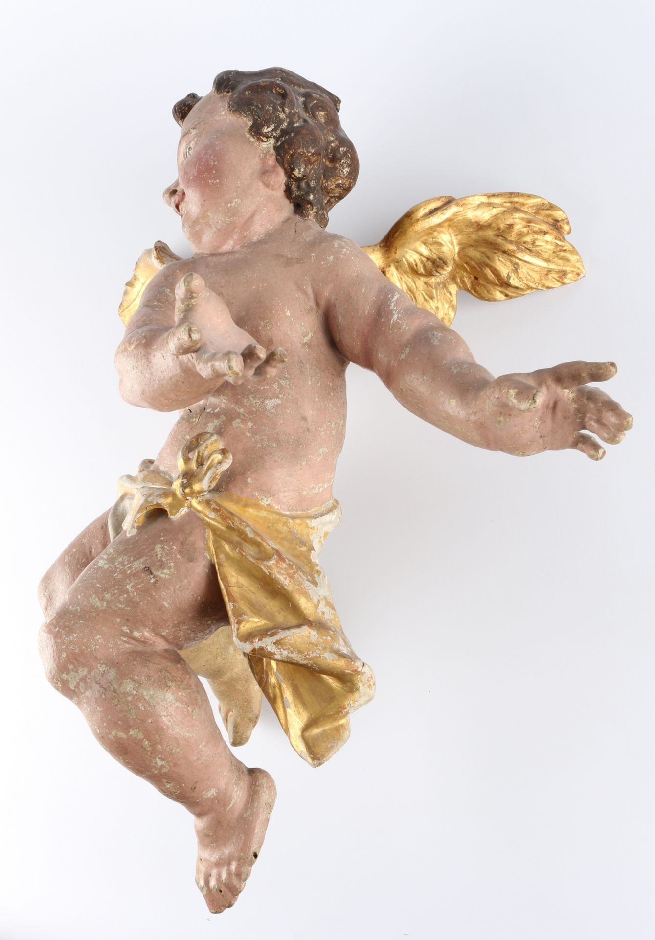 Barock Putto Engel 18. Jahrhundert, baroque cherub 18th century, - Image 3 of 5