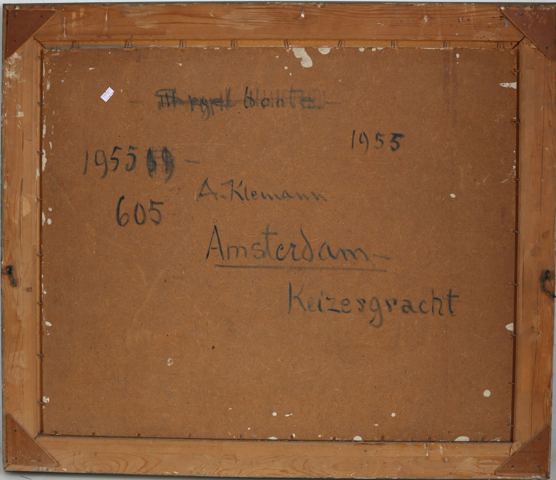 Adolf Klemann (1887-1963) Keizersgracht Amsterdam, - Image 4 of 4