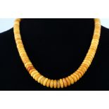 Bernstein Collier / Halskette, butterscotch amber necklace,