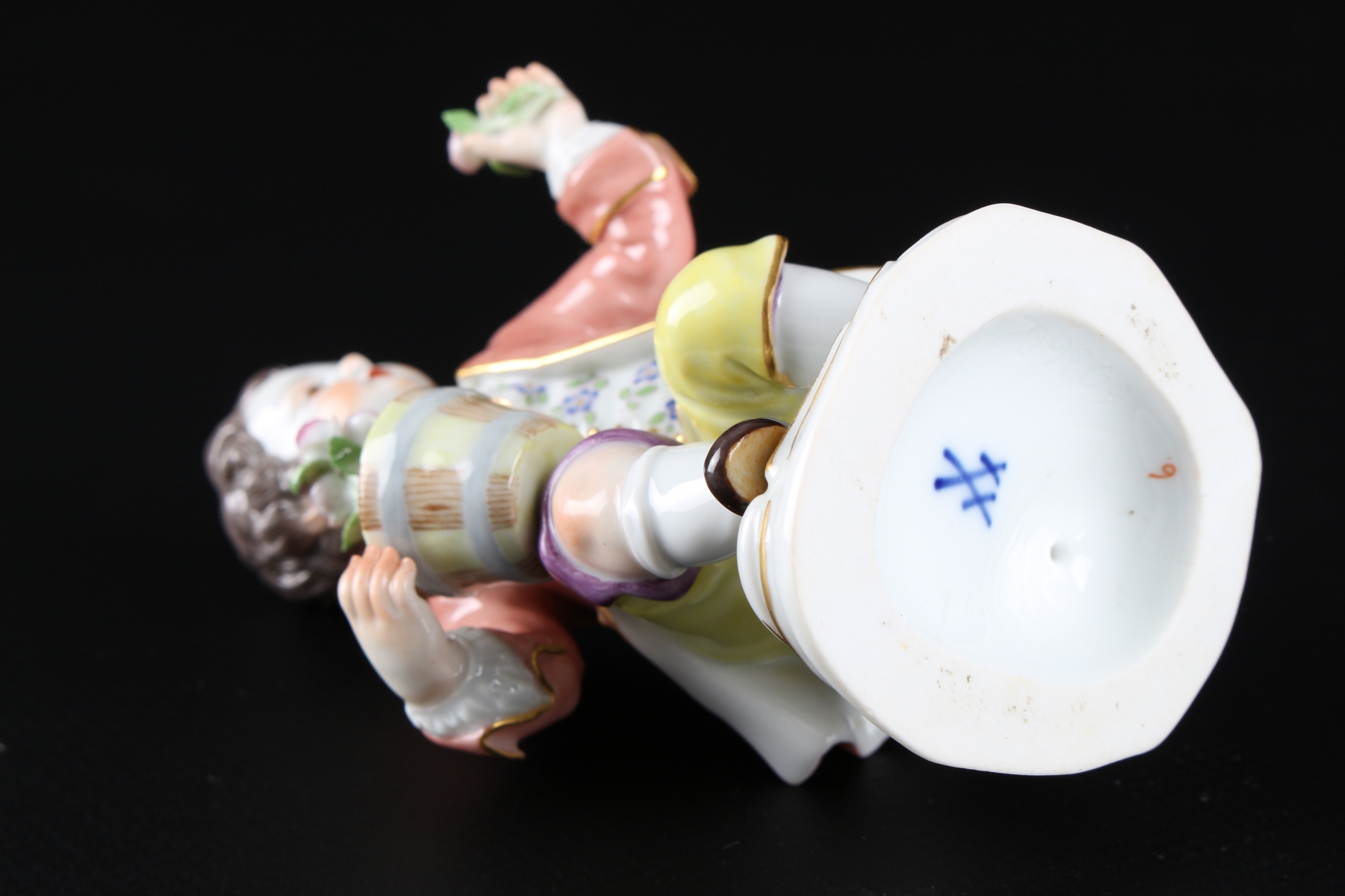 Meissen Gärtnerkind mit Blumentopf, gardeners child with cachepot, - Image 8 of 8