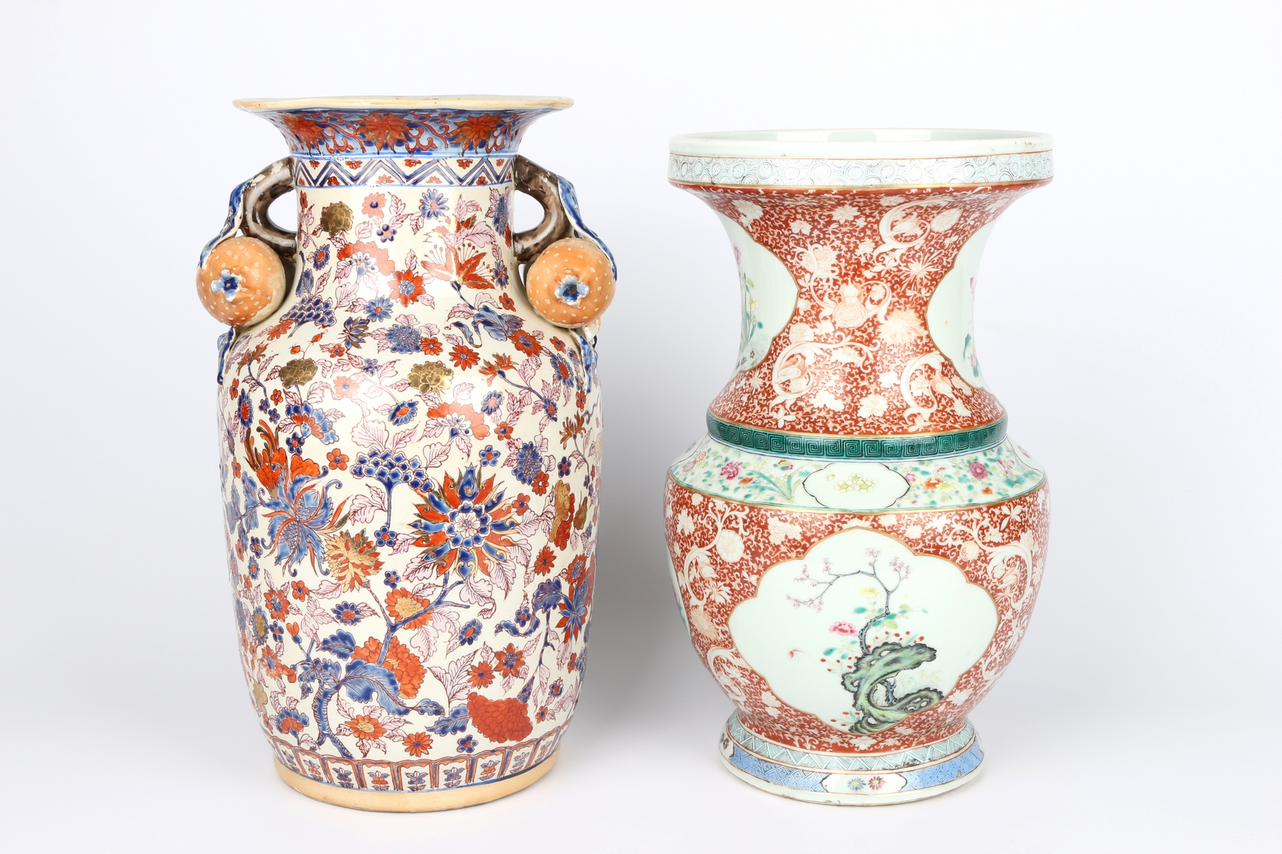 2 große Vasen, China 20. Jahrhundert, 2 chinese vases,