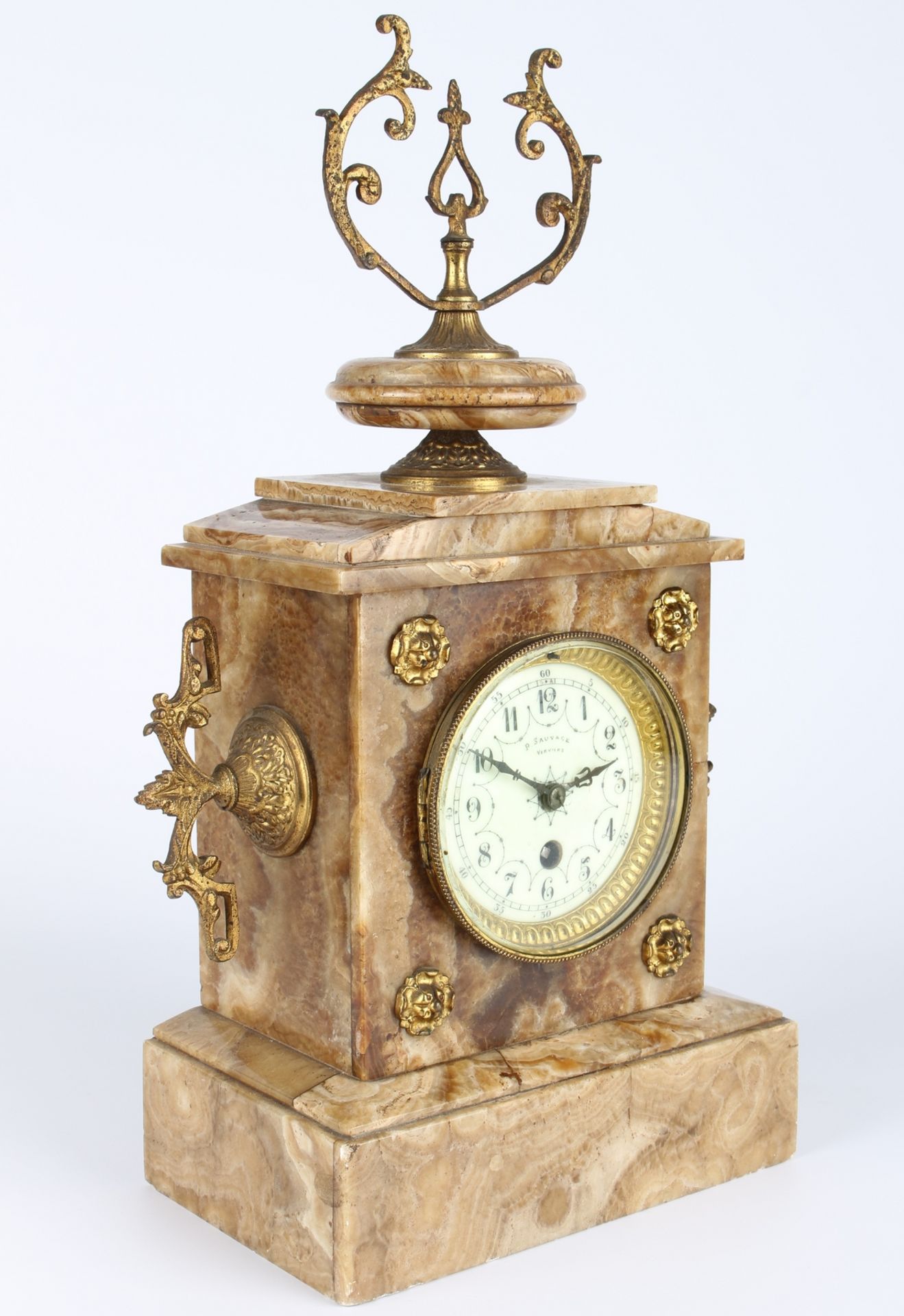 Kaminuhr, Frankreich um 1900, french mantel clock, - Image 2 of 5