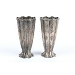 Paar Silber Becher, pair of silver cups,