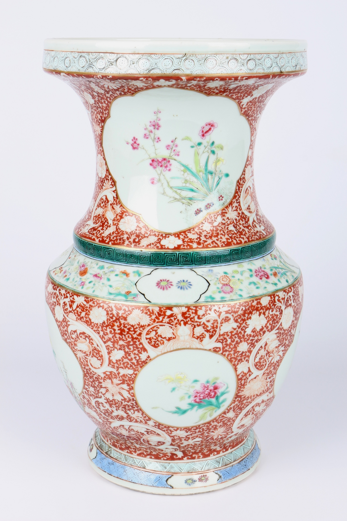 2 große Vasen, China 20. Jahrhundert, 2 chinese vases, - Image 6 of 7