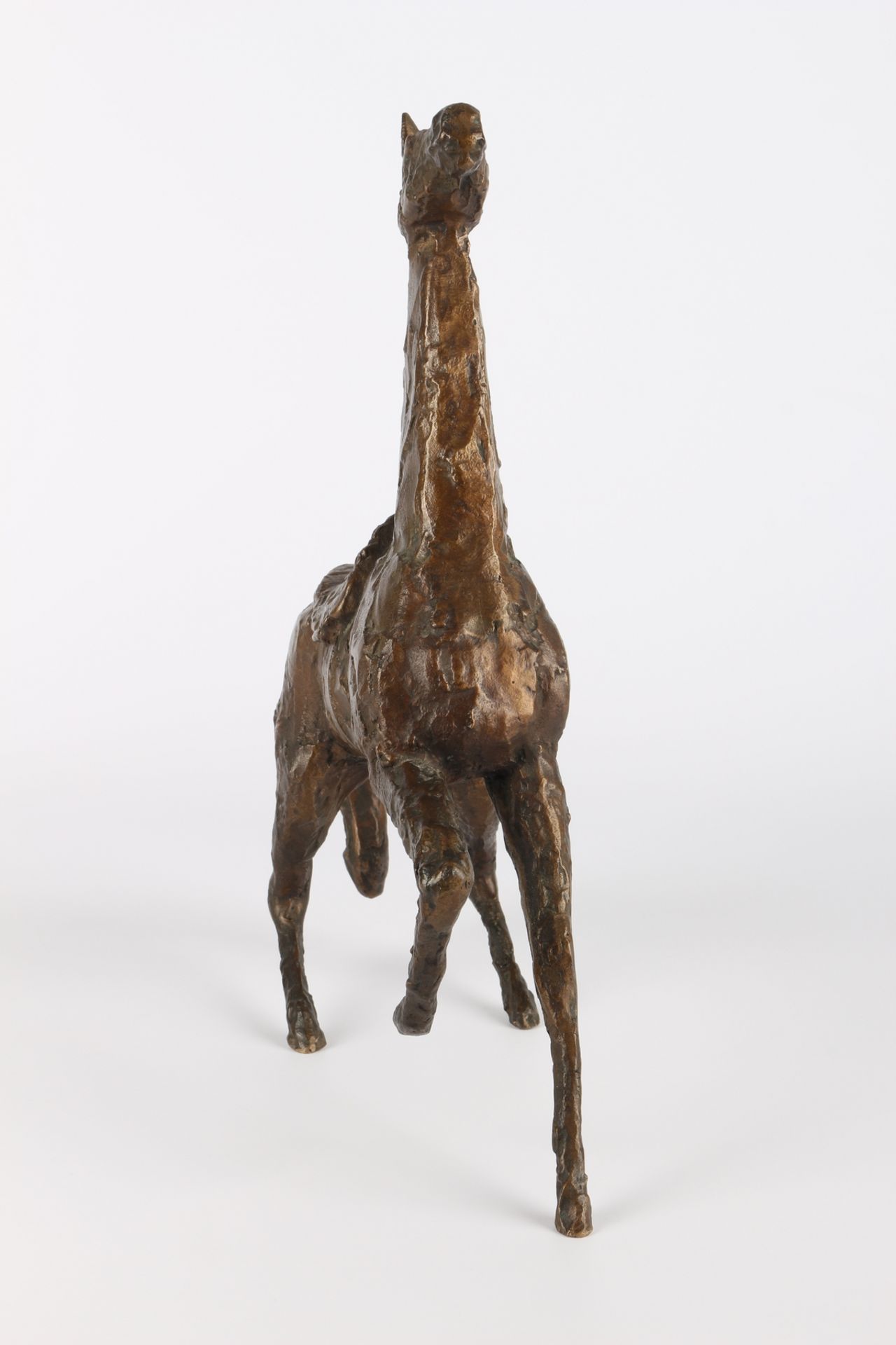 Bronze, trabendes Pferd, trotting horse bronce, - Image 3 of 6