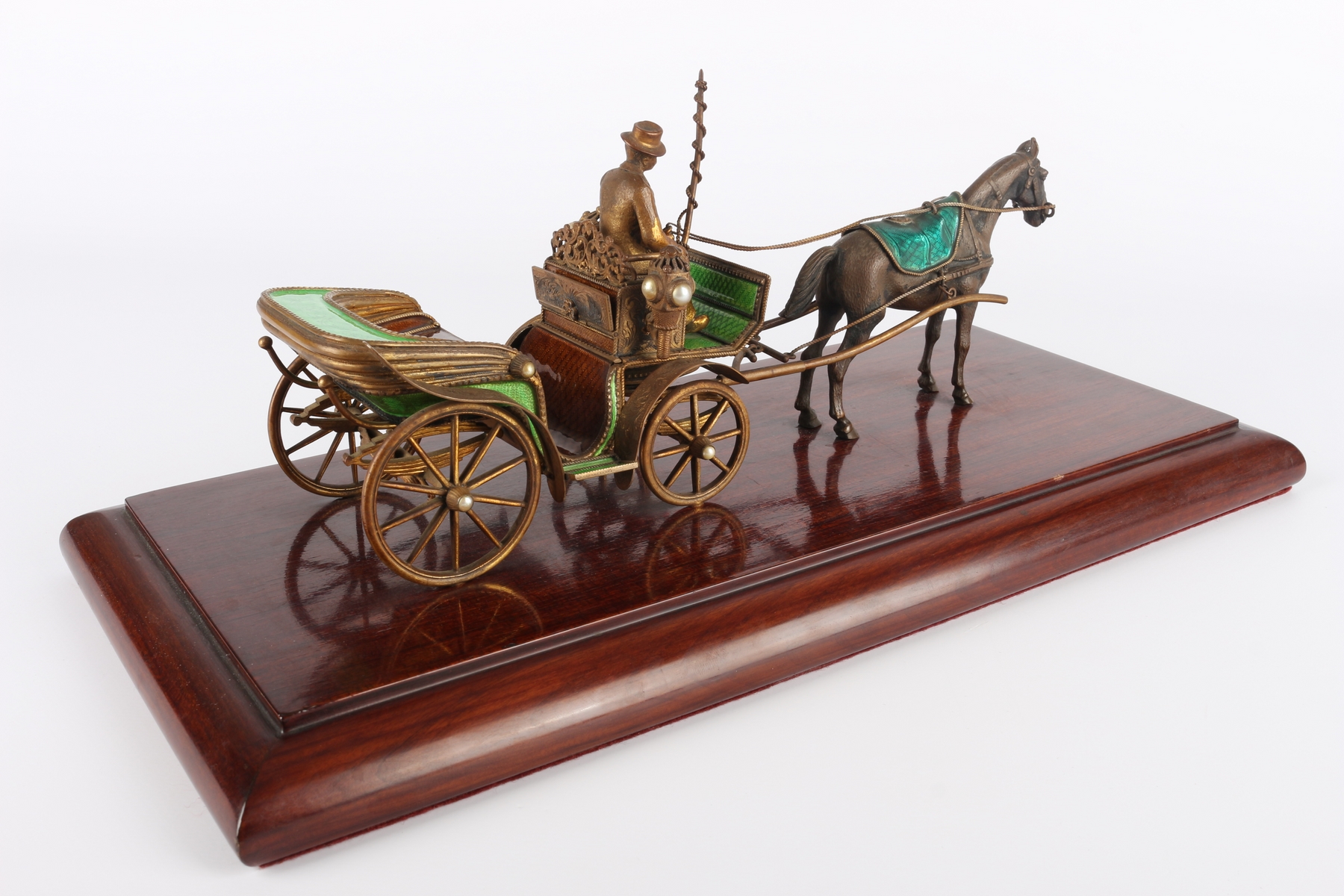 Wiener Pferdekutsche, horse carriage, - Image 3 of 6