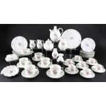 Augarten Wiener Rose umfangreiches Kaffee- Restservice, coffee porcelain,