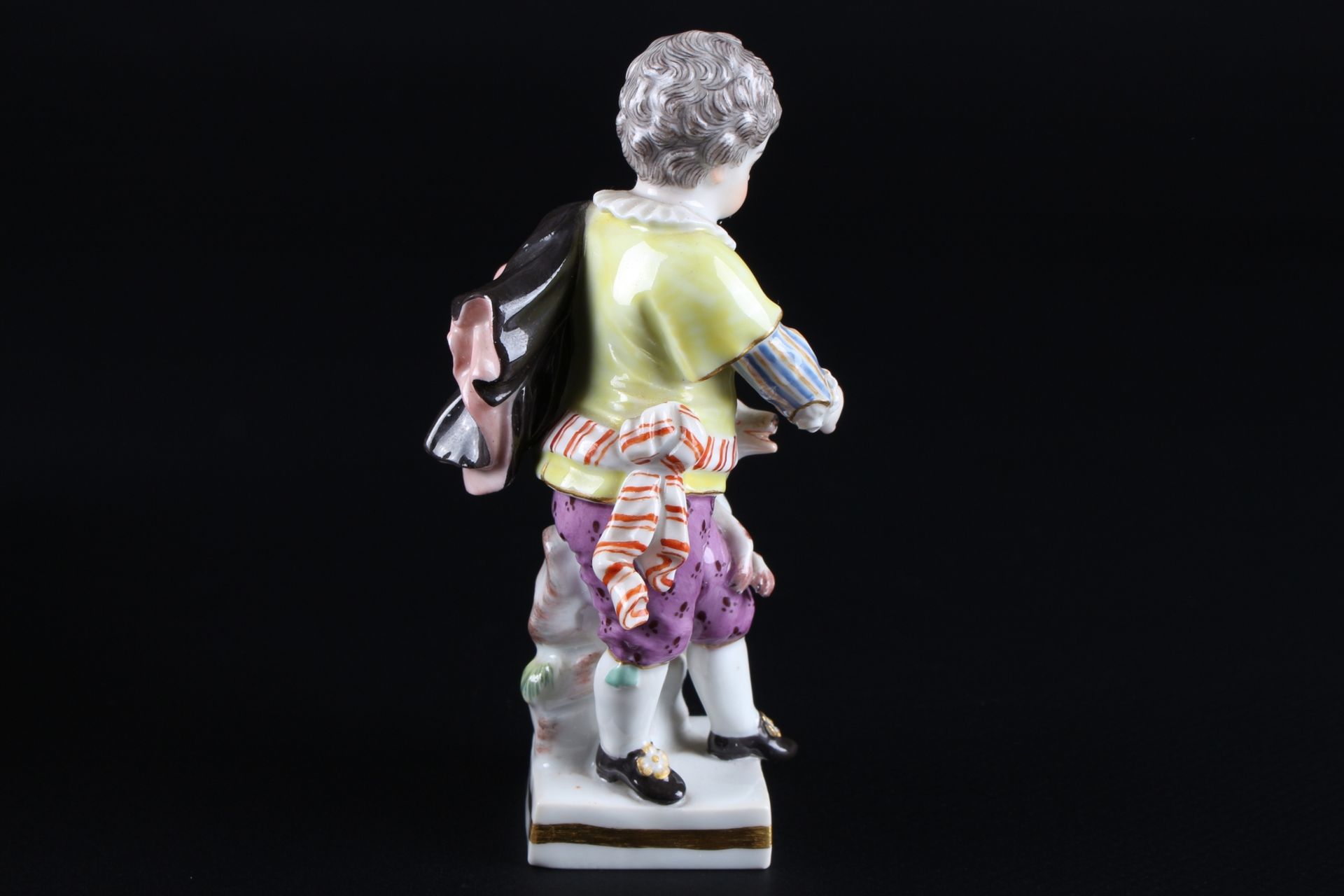 Meissen Gärtnerkind mit Hund, gardeners child with dog, - Image 4 of 7