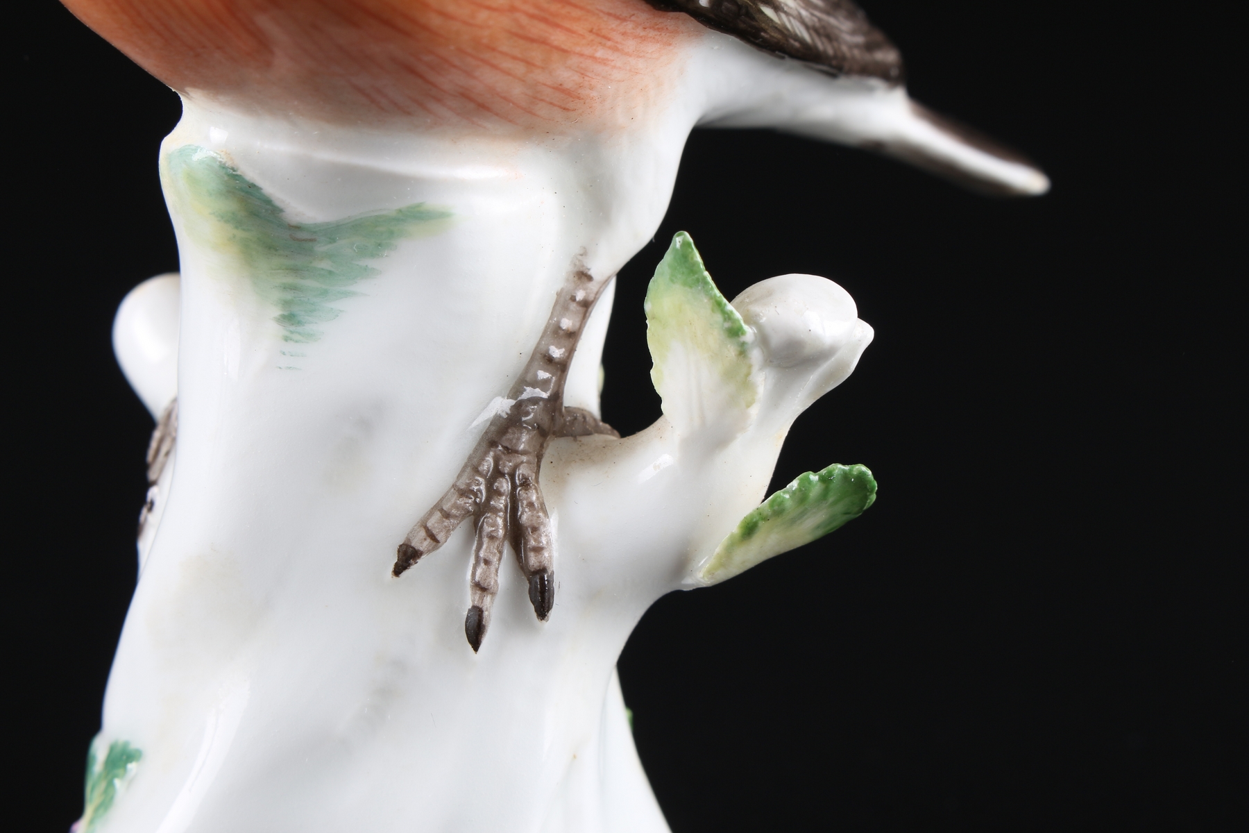 Meissen Buchfink, porcelain bird chaffinch, - Image 6 of 7