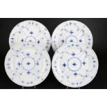 Royal Copenhagen Strohblume 4 große Platzteller, large plates,