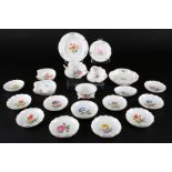 Meissen Konvolut Schalen / Aschenbecher Blumenmalerei, collection of bowls and ashtrays,