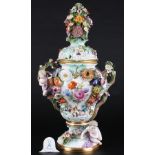 Meissen riesige Potpourri-Vase "H 61 cm" mit Flora und Amor, huge decorative vase,