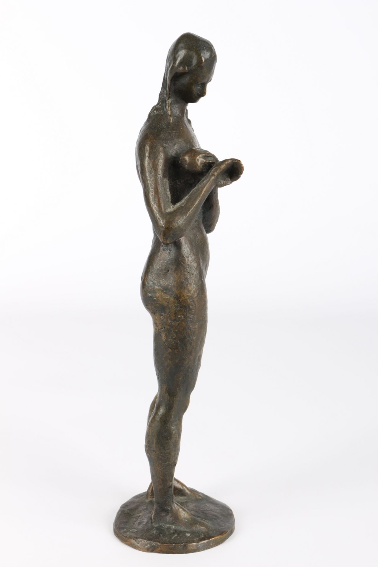 Unbekannter Künstler, Bronze weiblicher Akt, bronze female nude act, - Image 5 of 7