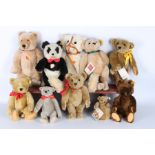 Steiff Konvolut von 10 Stofftieren / Bären, Steiff stuffed animals,